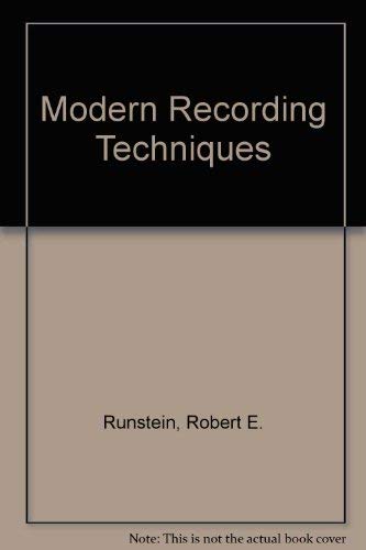 Modern recording techniques