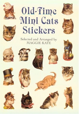 Old-Time Mini Cats Stickers
