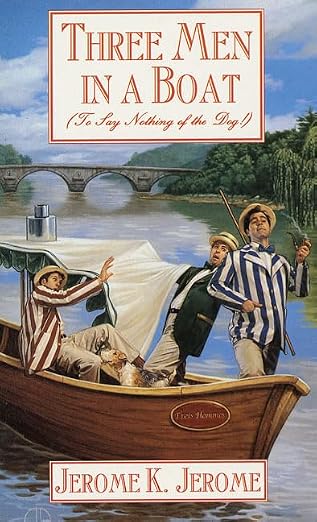Three men in a boat