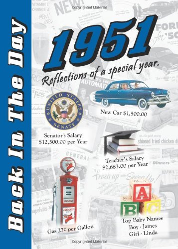 1951 Back In The Day - 24-page Greeting Card / Booklet with Envelope