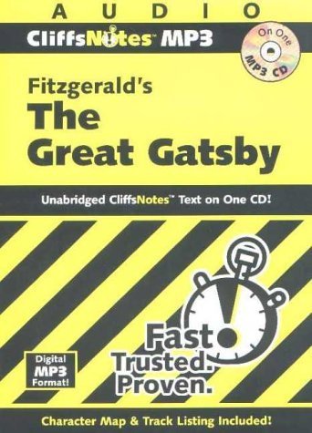 Cliffsnotes Fitzgerald's the Great Gatsby