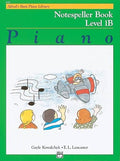 Alfred's Basic Piano Course, Notespeller Book 1b (Alfred's Basic Piano Library)