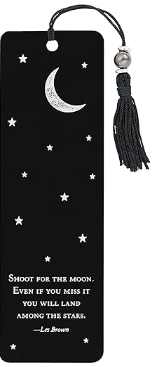 Shoot for the Moon Beaded Bookmark