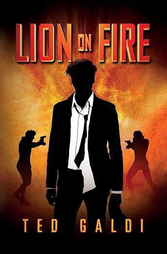 Lion on Fire
