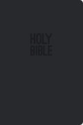 KJV, Reference Bible, Personal Size, Giant Print, Imitation Leather, Black, Red Letter Edition
