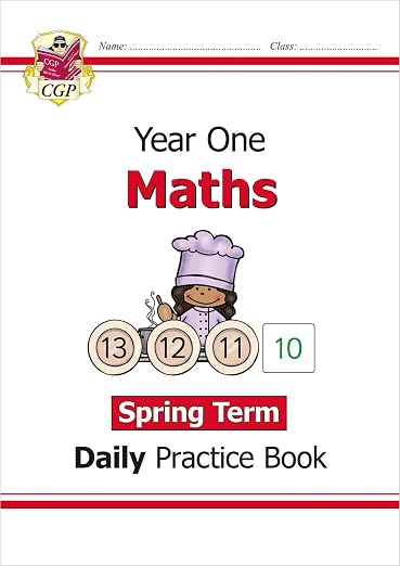 New KS1 Maths Daily Practice Book: Year 1 - Spring Term: superb for catching up at home (CGP KS1 Maths)