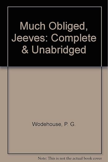Much Obliged Jeeves/Cassette (Bertie Wooster & Jeeves)