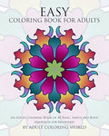 Easy Coloring Book For Adults