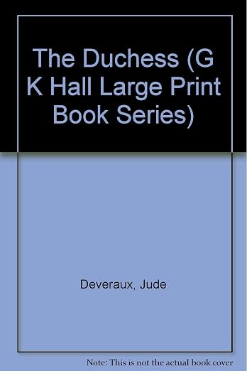 The Duchess (G K Hall Large Print Book Series)