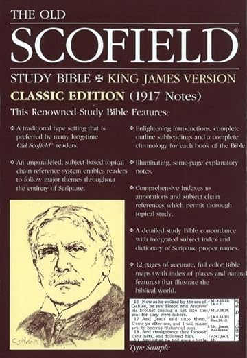 The Old Scofield Study Bible, KJV, Classic Edition (Thumb-Indexed, Navy Bonded Leather)