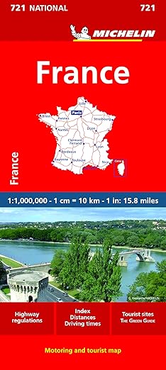 Michelin France Map 721