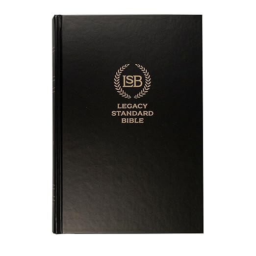 Legacy Standard Bible, Large Print Wide Margin Black Hardcover