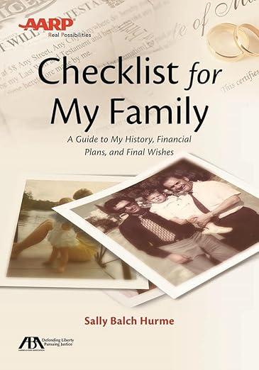Checklist for my family