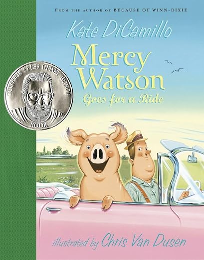 Mercy Watson goes for a ride