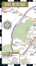Streetwise Paris Metro Map - Laminated Metro Map of Paris, France