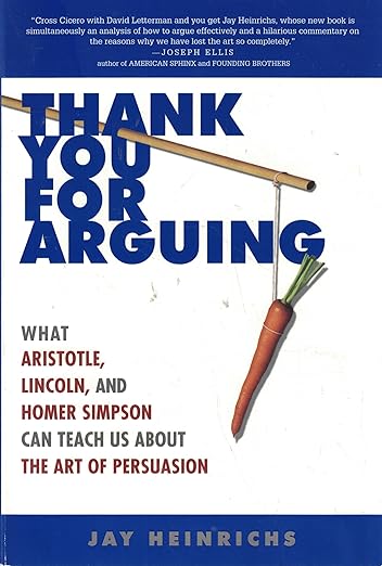 Thank You for Arguing
