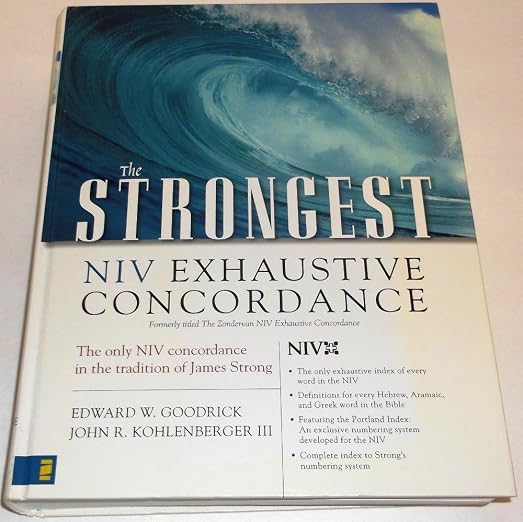 The strongest NIV exhaustive concordance