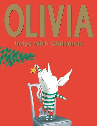 Olivia helps with Christmas