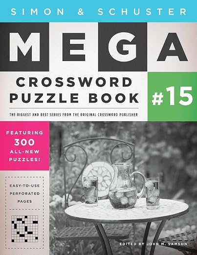 Simon & Schuster Mega Crossword Puzzle Book #15