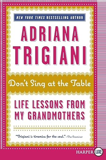 Don't sing at the table
