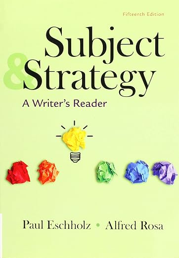 Subject & strategy