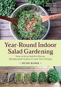 Year-round indoor salad gardening