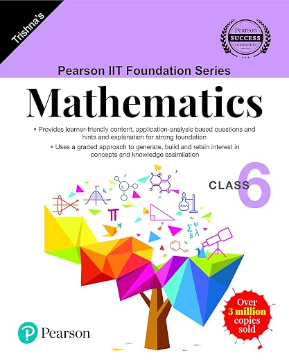 Pearson IIT Foundation Mathematics Class 6