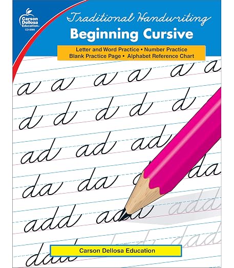 Traditional Handwriting Beginning Cursive Practice