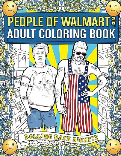People of Walmart.com Adult Coloring Book