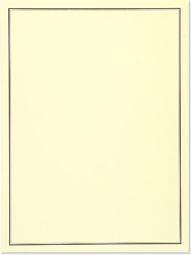 BLACK & CREAM BOXED STATIONERY (Letter-Perfect Stationery Series)