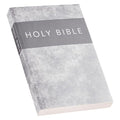 KJV Holy Bible, Silver Damask Softcover Outreach Bible, King James Version