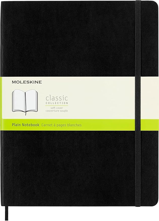 Moleskine Plain Notebook Soft Cover XLarge
