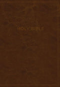 KJV, Know The Word Study Bible, Leathersoft, Brown, Red Letter Edition