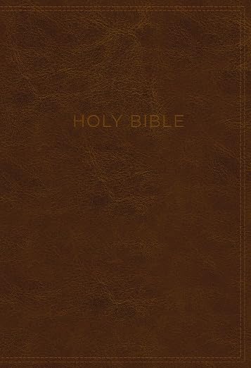 KJV, Know The Word Study Bible, Leathersoft, Brown, Red Letter Edition