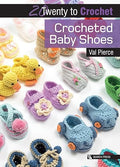 Crocheted baby shoes