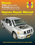 Nissan Titan and Armada 2004 thru 2014
