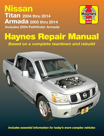 Nissan Titan and Armada 2004 thru 2014