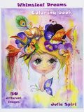 Adult Coloring Book - Whimsical Dreams