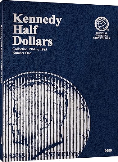 Kennedy Half Dollars Folder 1964-1985 (Official Whitman Coin Folder)