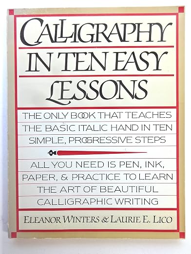 Calligraphy in ten easy lessons