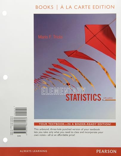 Elementary Statistics