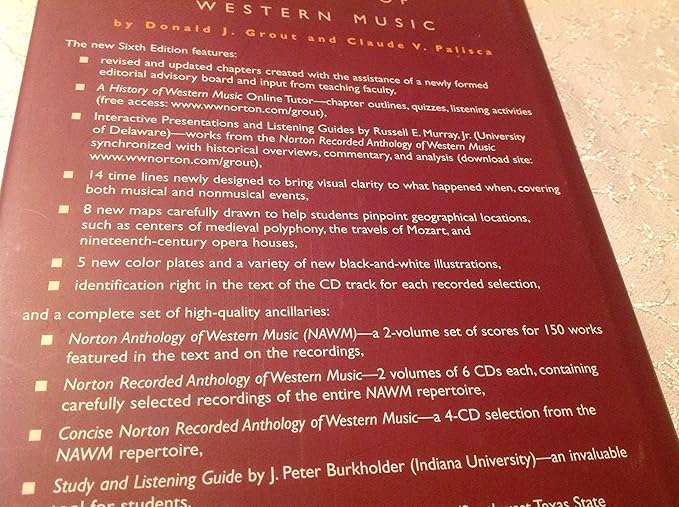 A history of western music