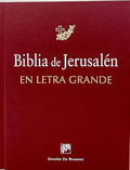Biblia de jerusalén en letra grande