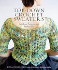 Top-down crochet sweaters