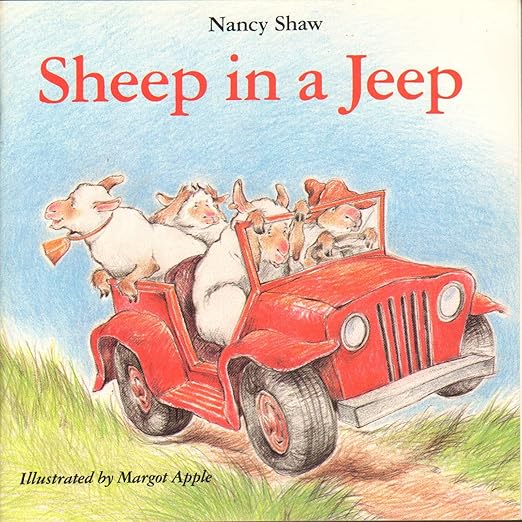 Sheep in a jeep