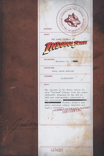 The Lost Journal of Indiana Jones